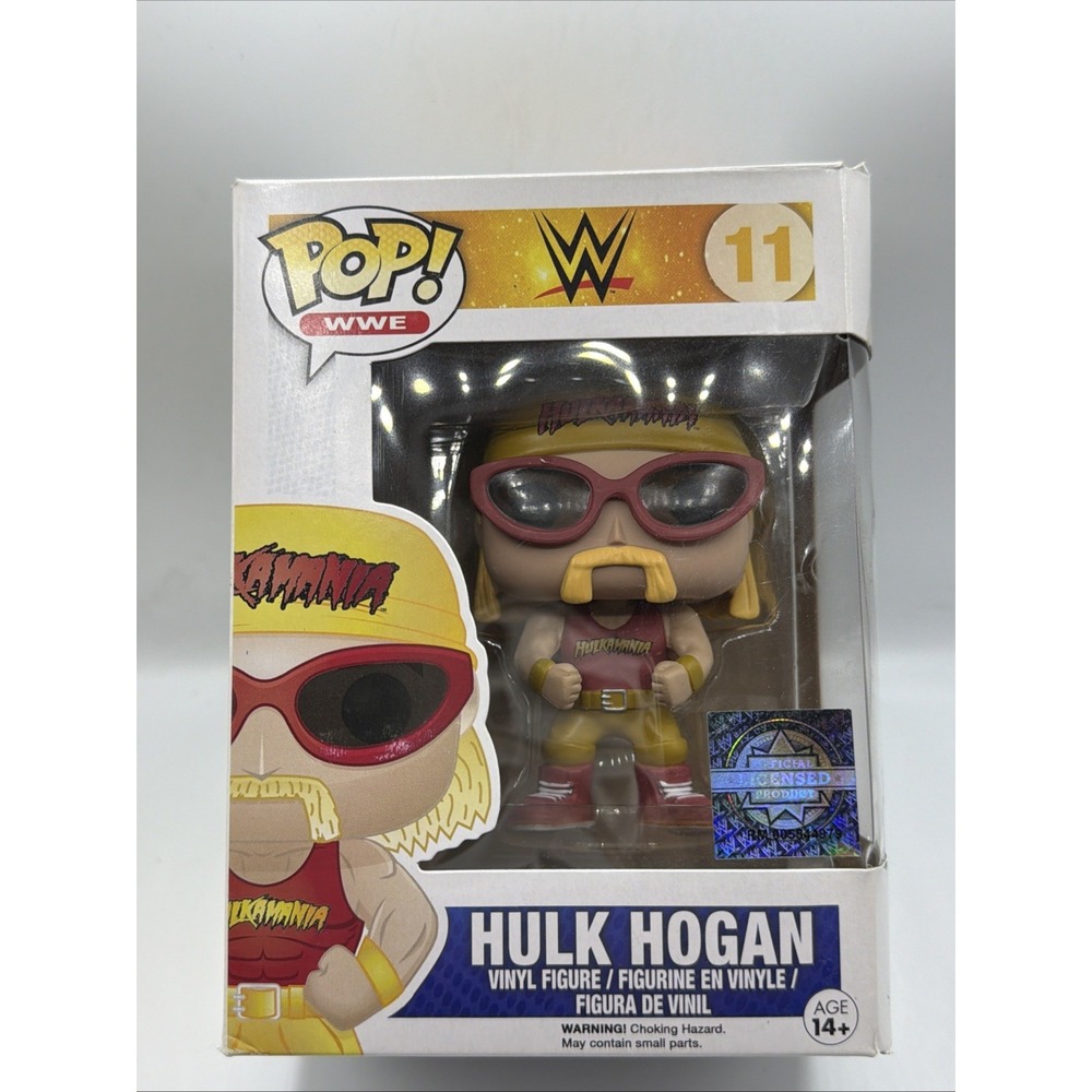 Funko Pop! WWE - Hulk Hogan #11 (HulkaMania) Brand New w/Box Damage. Review Pics